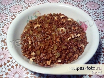 Рождественская кутья из пшеницы с маком и орехами