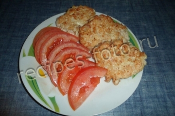 Рубленые куриные котлеты