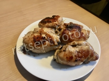 Рулетики из курицы с черносливом
