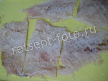 Рулетики из рыбы с овощами в духовке