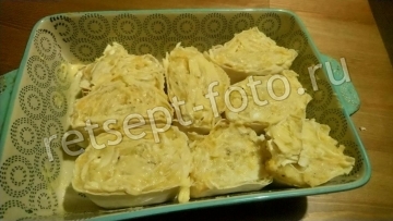 Рулеты из лаваша с картошкой и сыром