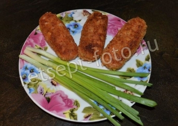 Рыбные палочки из лососевого фарша