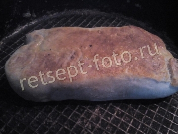 Рыбный пирог с сыром и помидорами на кефире