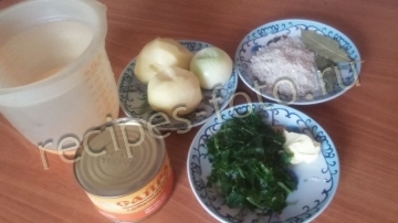 Рыбный суп из консервы сайры