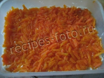 Салат "Грибная поляна" с курицей и солеными огурцами