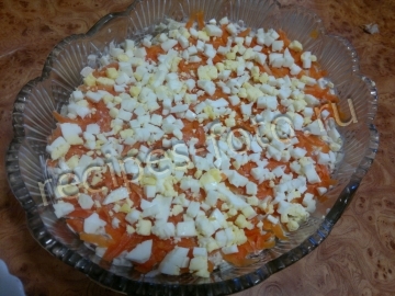 Салат "Рождественские свечи" с курицей