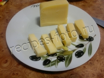 Салат "Рождественские свечи" с курицей