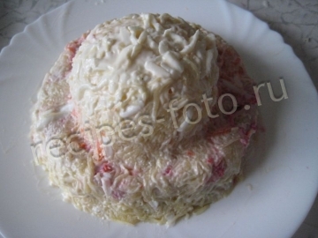 Салат "Шапка Мономаха"