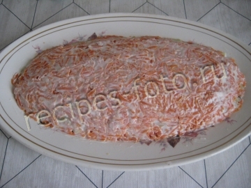 Салат "Шуба" со скумбрией