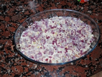 Салат "Суши" с морковью и красной рыбой