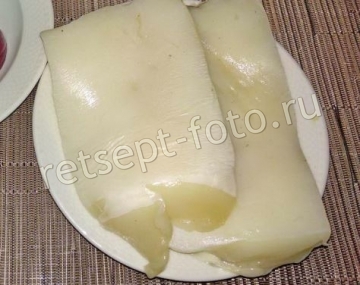 Салат из кальмаров с огурцами