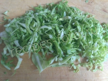 Салат из капусты с рисом
