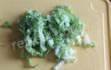 Салат из морепродуктов с овощами
