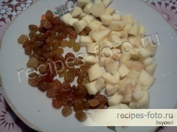 Салат из моркови с яблоками и орехами без майонеза
