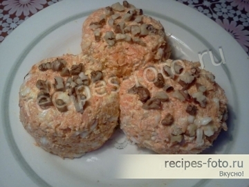 Салат из моркови с творогом и с йогуртом