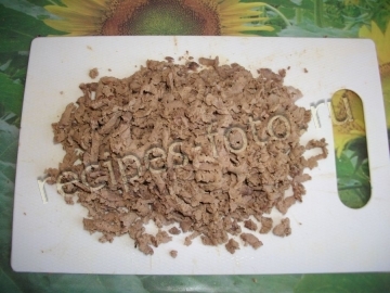 Салат с печенью свиной и морковью