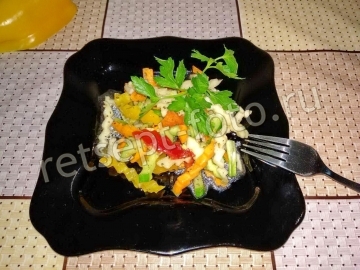 Салат из редьки Дайкон с овощами "Витаминный"