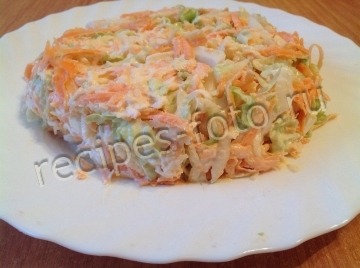 Салат из репы с морковью