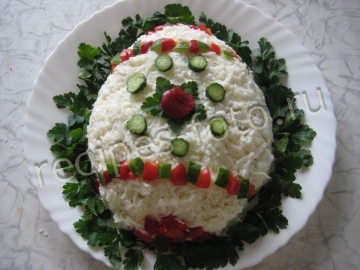 Салат на Пасху с мясом