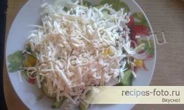 Вкусный салат на скорую руку "Шопский"