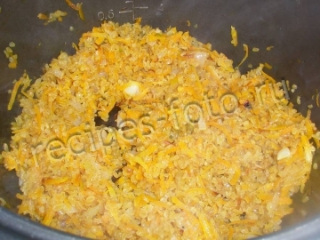 Салат с булгуром и овощами