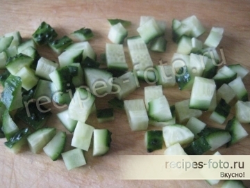 Салат с фасолью и кукурузой