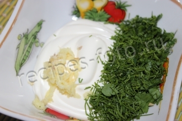 Салат с сыром и перцем