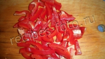 Салат с фунчозой с овощами по-корейски