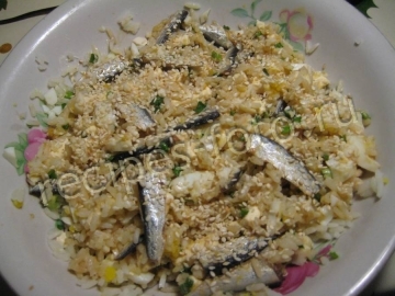 Салат с килькой