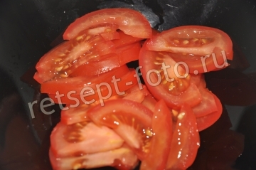 Салат с крабовыми палочками и помидорами