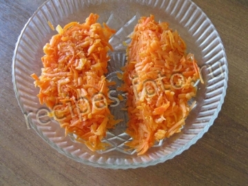 Салат с курицей и морковью для детей от 1 года