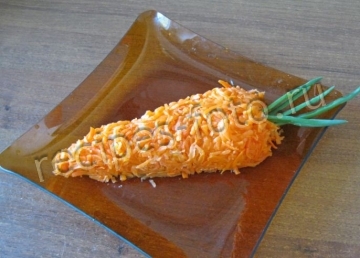 Салат с курицей и морковью для детей от 1 года