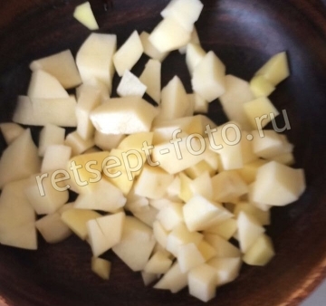Сборная солянка с колбасой, ветчиной и курицей
