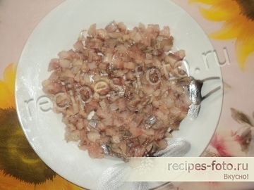 Селедка под шубой без моркови