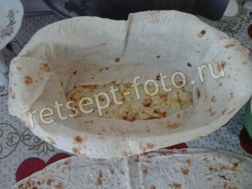 Шах-плов в лаваше
