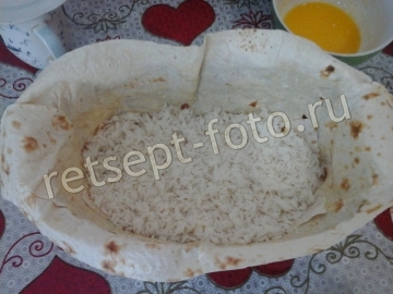 Шах-плов в лаваше