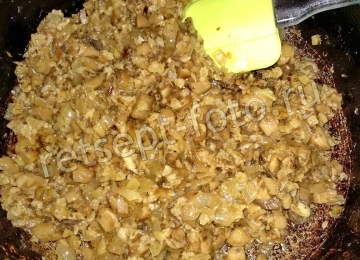 Шампиньоны фаршированные овсянкой