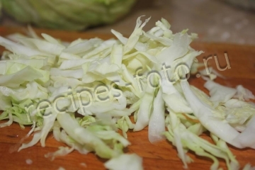 Щи со свининой и свежей капустой