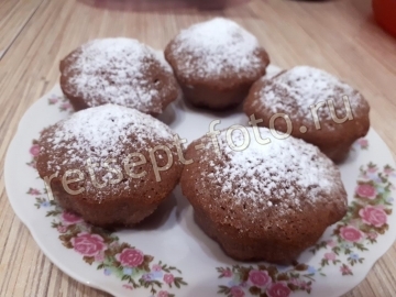 Шоколадные кексы на растительном масле