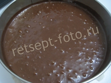 Шоколадные коржи на молоке и растительном масле