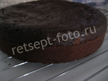 Шоколадные коржи на молоке и растительном масле
