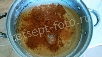 Шоколадные коржи на сметане для торта