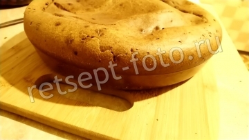 Шоколадные коржи на сметане для торта