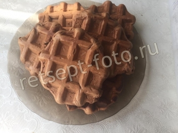 Шоколадные венские вафли в мультипекаре