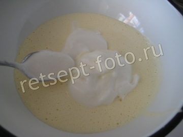 Шоколадный бисквит с какао на 4 яйца
