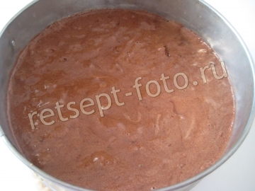 Шоколадный бисквит с какао на 4 яйца