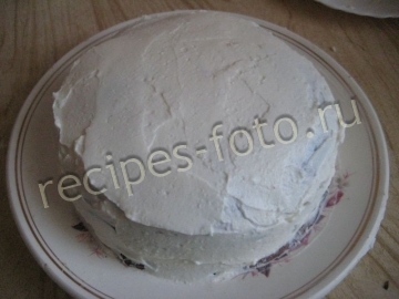 Шоколадный блинный торт с творогом и сметаной