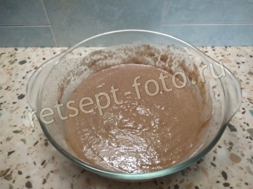 Шоколадный манник на воде в мультиварке
