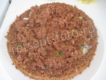 Шоколадный торт "Фруктовая шкатулка"