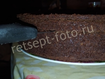 Шоколадный торт со сгущенкой